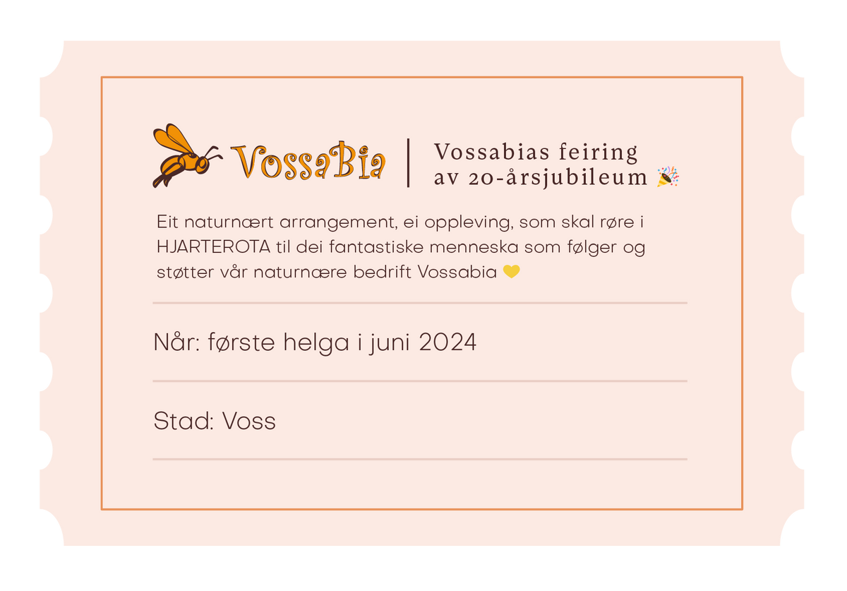 Vossabias feiring av 20-årsjubileum 🐝🎉