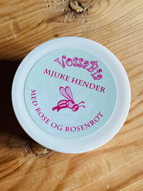 Mjuke hender - med rose og rosenrot