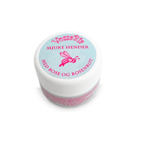 Mjuke hender - med rose og rosenrot - Vossabia