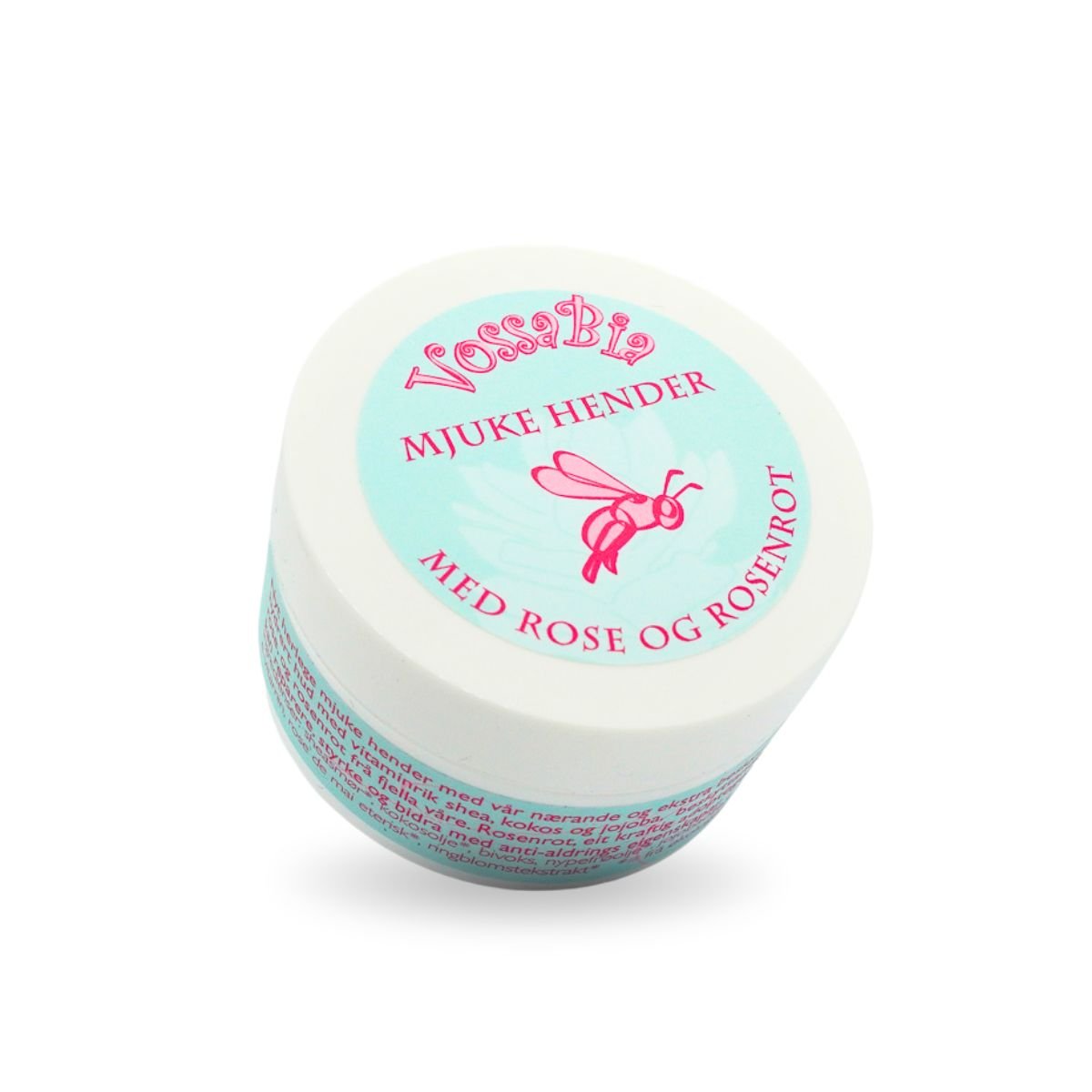 Mjuke hender - med rose og rosenrot - Vossabia