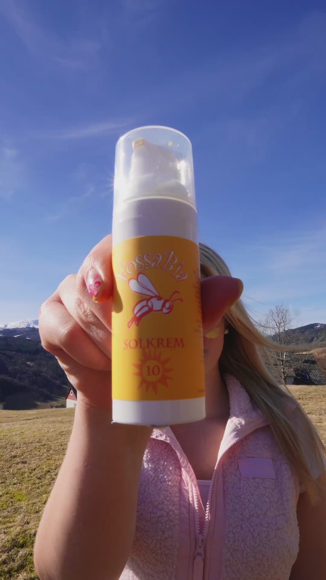 Solkrem f. 10 + Augebalsam = perfekt i sol og vind ☀️