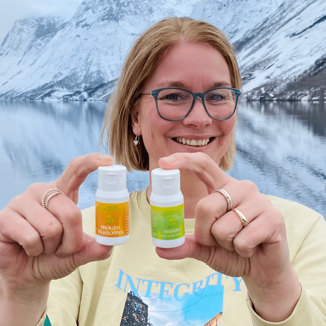 Reisesett (urtesjampo og skogsåpe á 25ml) - Vossabia