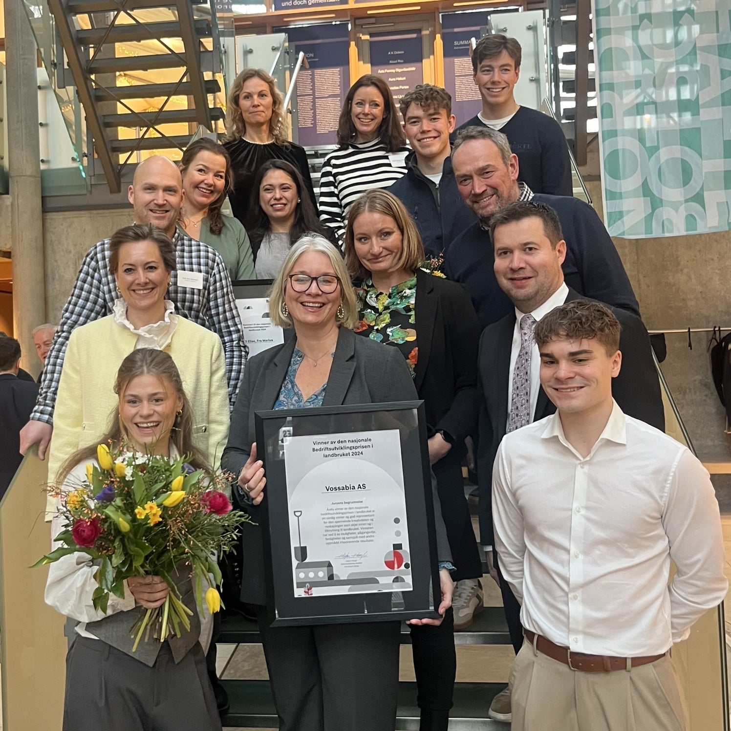Vossabia won the national Business Development Award in Agriculture! 🏆🎉 Thank you! 💚 - Vossabia