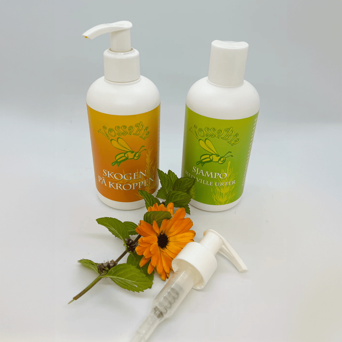 Pump for shampoo and body soap - Vossabia