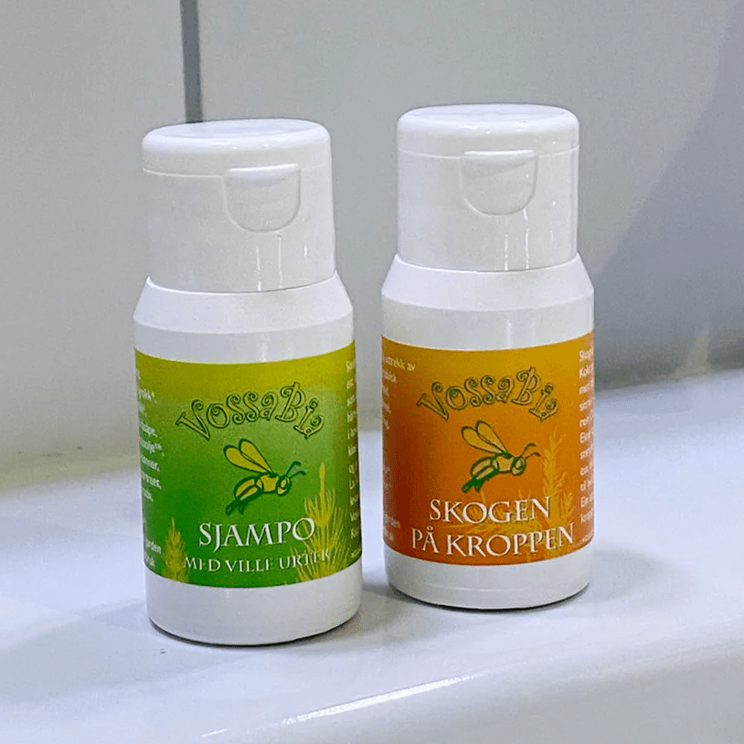 Travel set (herbal shampoo and forest soap 25ml) - Vossabia