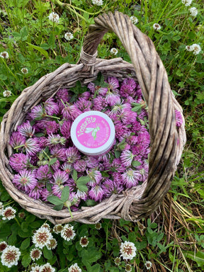 Rose and red clover facial scrub - Vossabia